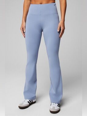 Fabletics Women's Wide-Leg Pants in Dusty Blue